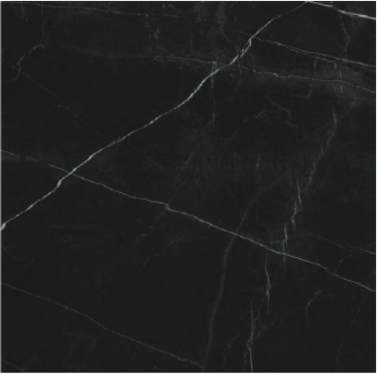 Gazzini Marquina Black 12"x12" Polished Porcelain Tile | The Tile Alcove