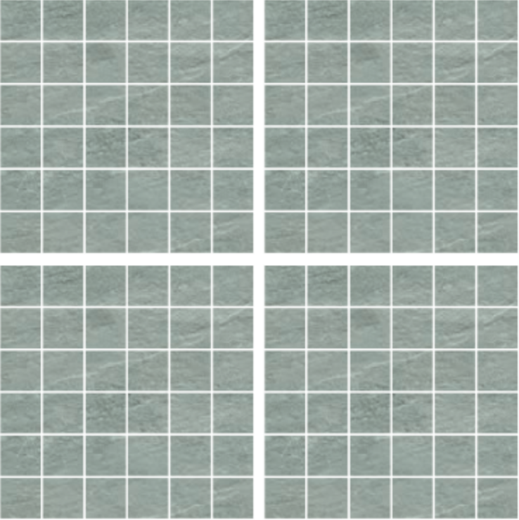 Gazzini - 2"x2" Move Grey Porcelain Mosaic Tile (12"x12" Sheet)