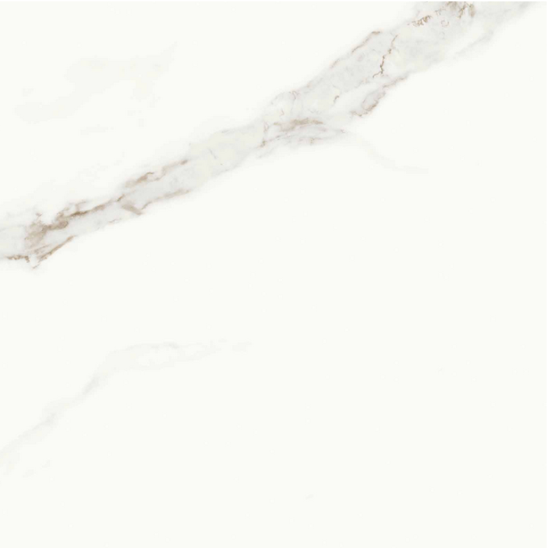 Unicom Starker - 12"x12" Muse STATUARIO Polished Porcelain Tile (Rectified Edges)