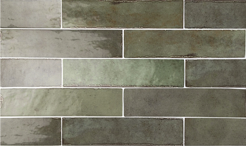 Equipe Tribeca 2-1/2"x10" Sage Green | Porcelain Wall Tile | The Tile Alcove