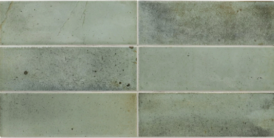 Equipe 2-1/2"x8" Hanoi CELADON Ceramic Wall Tile | The Tile Alcove