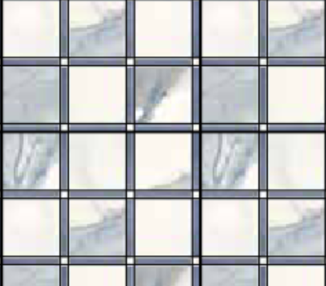 Gazzini - ATLANTIC BLUE Polished Porcelain Timeless Mosaic Tile (12"x12" Sheet)