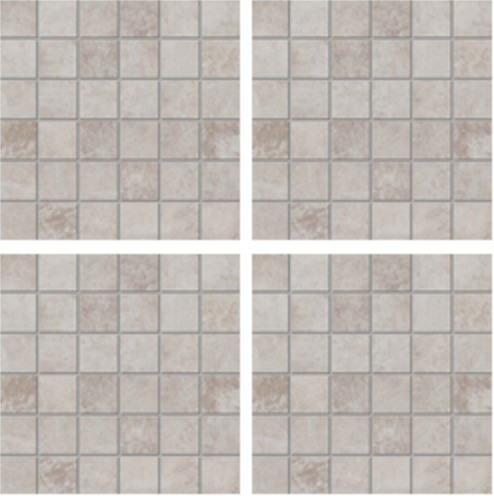 Unicom Starker - 2"x2" Heritage Kaolin Porcelain Mosaic Tile (12"x12" Sheet)