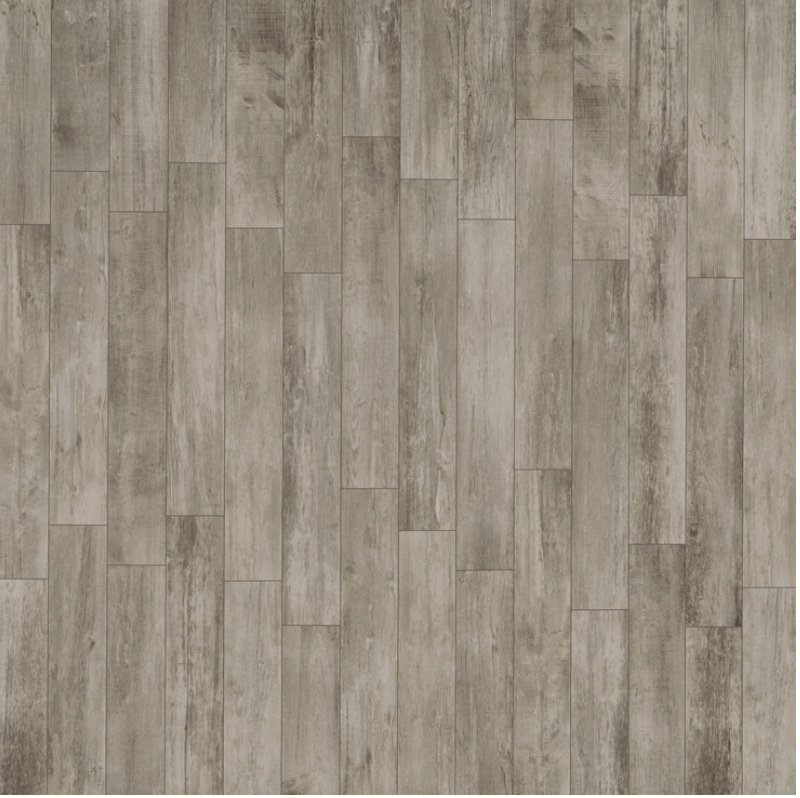 Unicom Starker - 8"x48" Cabane Shell Porcelain Tile | The Tile Alcove | Wood Look Tile