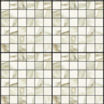 Gazzini - 2"x2" CALACATTA ORO Polished Porcelain Mosaic Tile (12"x12" Sheet)