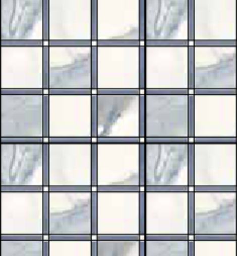 Gazzini - ATLANTIC BLUE Polished Porcelain Timeless Mosaic Tile (Matte Finish - 12"x12" Sheet)