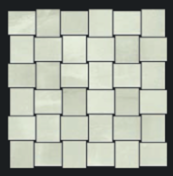 Gazzini - 2"x2" PREMIUM ONIX Intarsio Polished Porcelain Mosaic Tile (12"x12" Sheet)