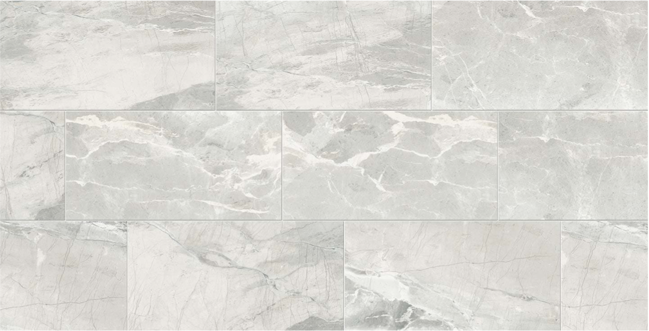 12"x24" Milestone Absolute White Porcelain Tile | The Tile Alcove