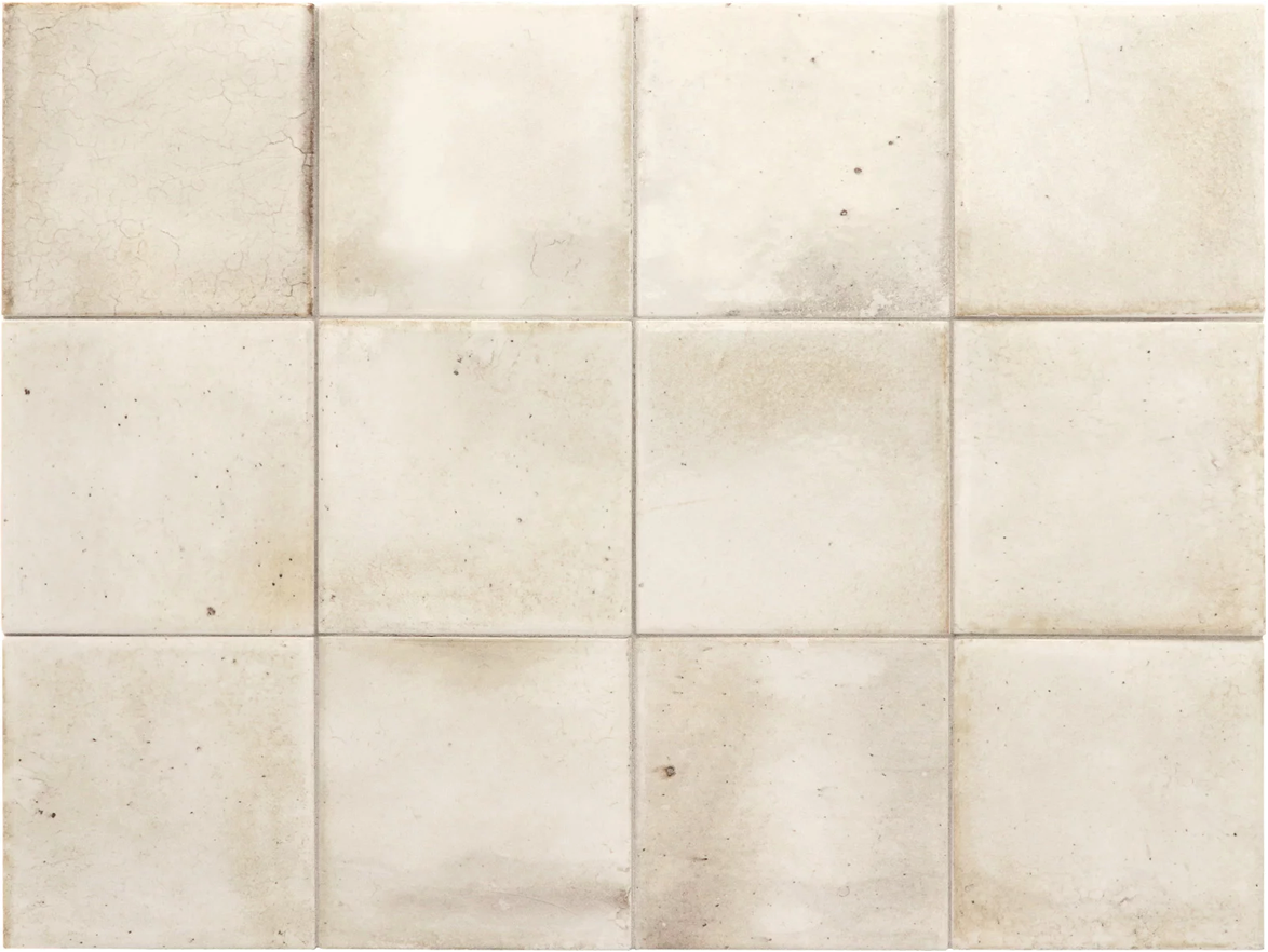 Equipe Hanoi White 4x4 Ceramic Tile | The Tile Alcove