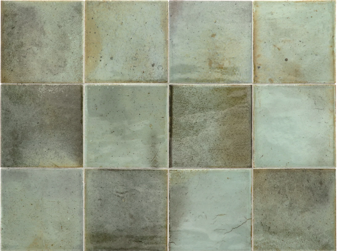 Equipe Hanoi Celadon 4x4 Ceramic Tile | The Tile Alcove