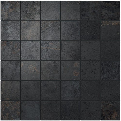 2"x2" Mosaic Unicom Starker Oxid Series | Oxid Iron Porcelain Tile | The Tile Alcove